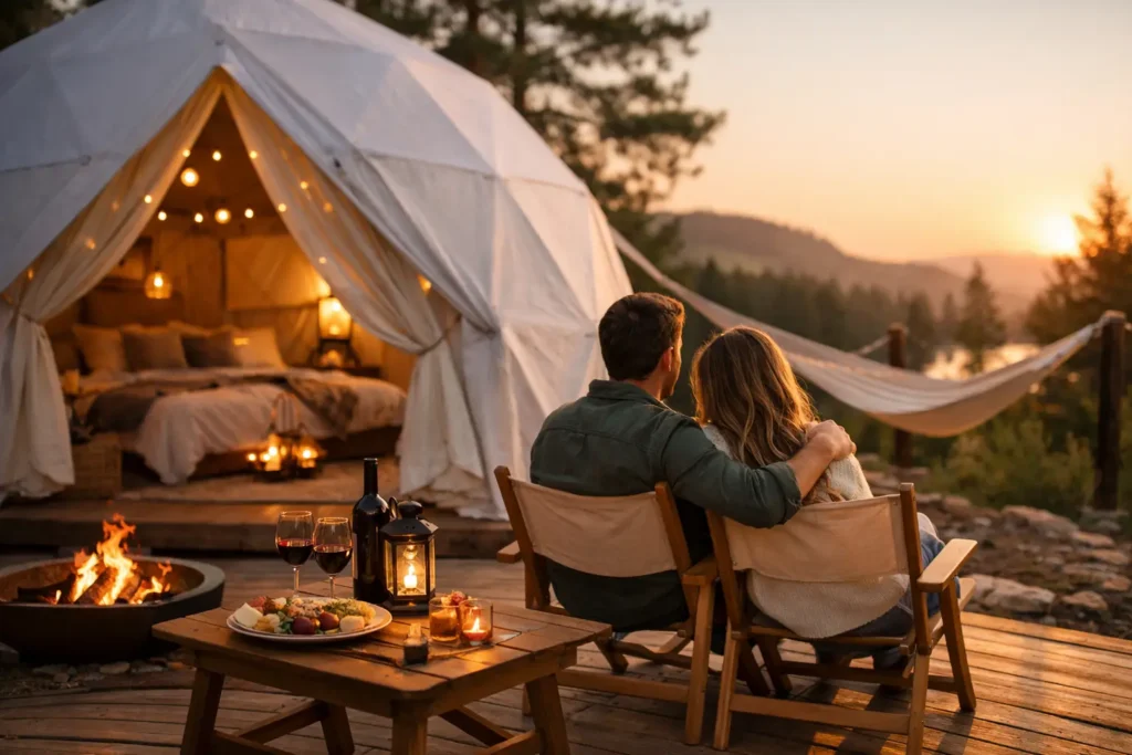 Ejemplo de itinerario glamping en pareja
