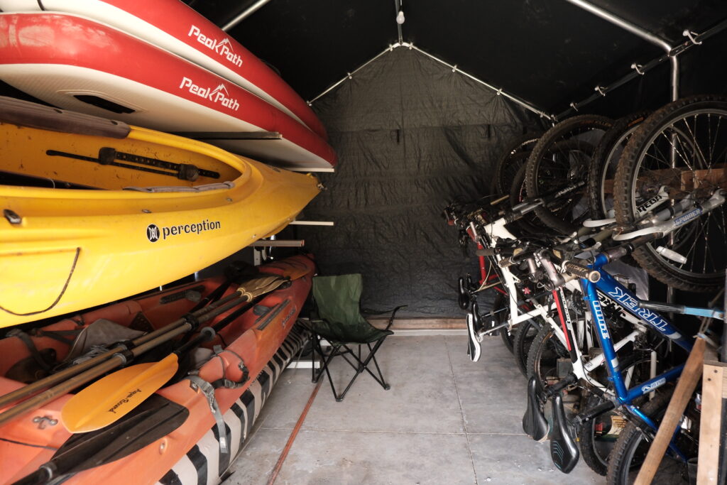 bicicletas y kayak